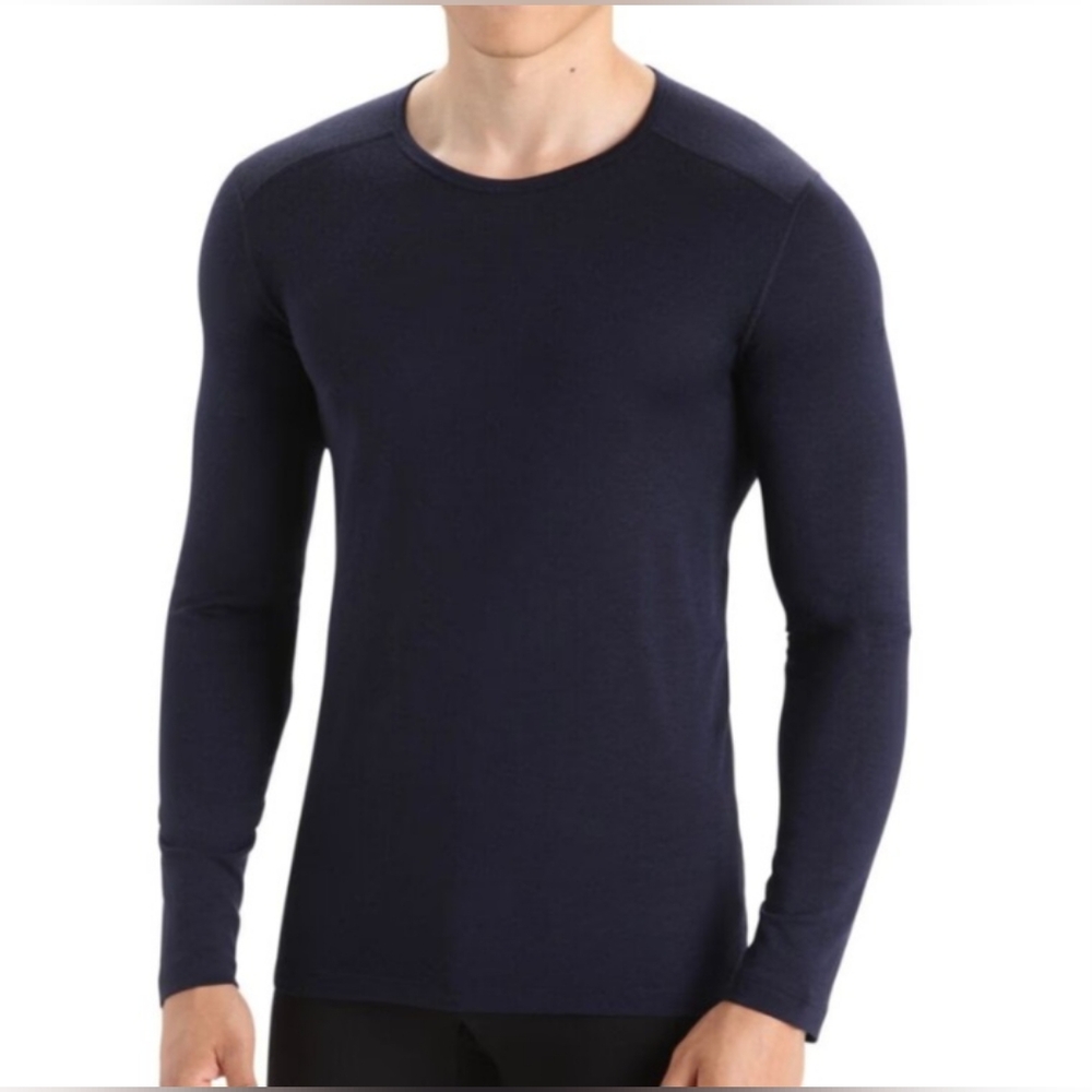 Men's 200 Oasis Ls Crewe Midnight Navy Nwt XXL